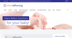 Desktop Screenshot of infantreflux.org